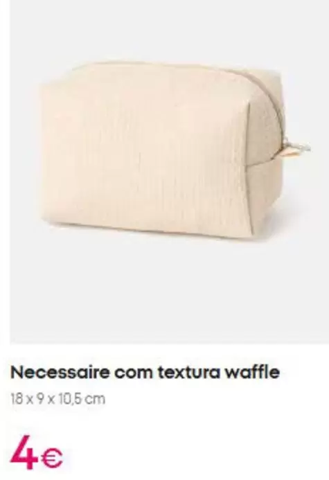 .Com - Necessaire com Textura Waffle