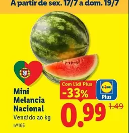 Mini - Melancia Nacional