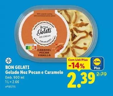 .Com - Gelado Noz Pecan E Caramelo