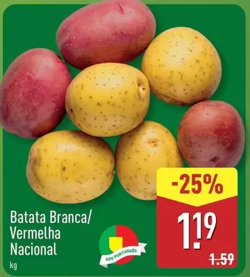 Nacional - Batata Branca/vermelha