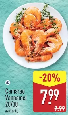 Camarão Vannamei 20/30
