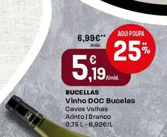 Caves Velhas - Buchillas Vinho DOC Bucelas