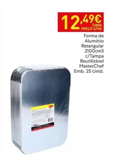 Masterchef - Forma De Aluminio Retangular