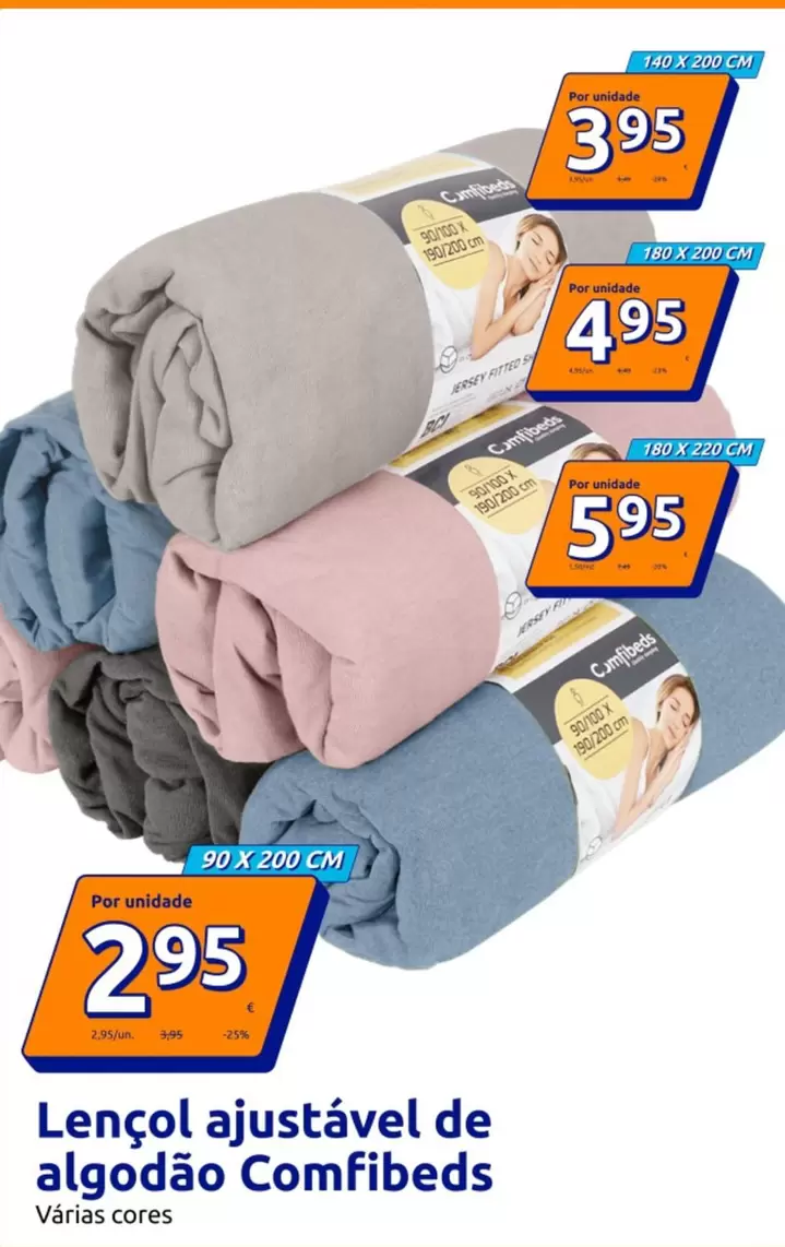Comfibeds - Lencol Ajustavel De Algodao 