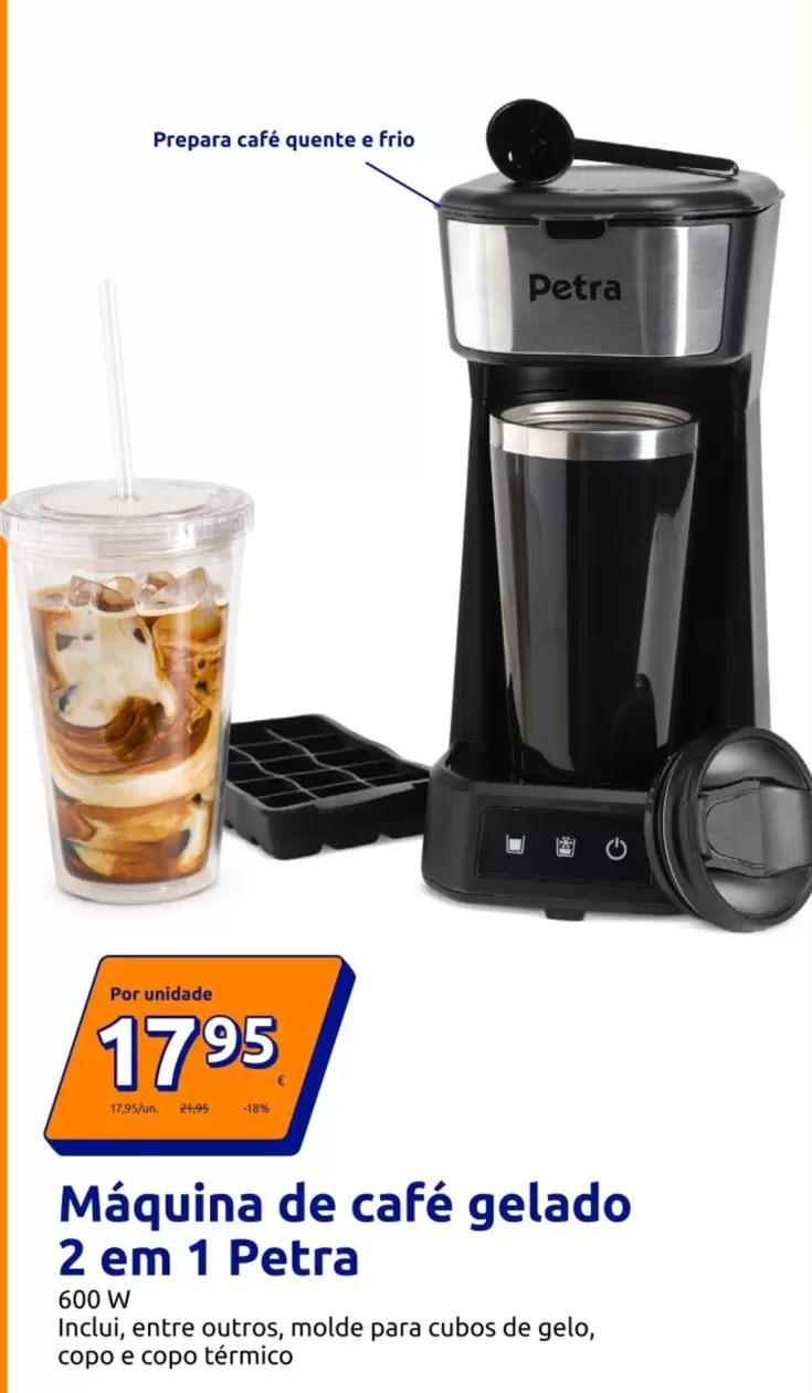 Petra - Maquina De Cafe Gelado 2 Em 1