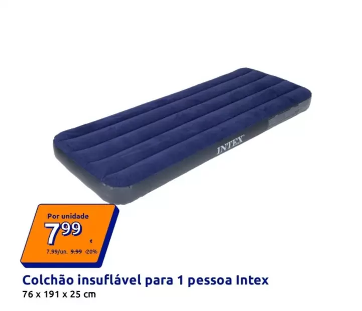 Intex - Colchao Insuflável Para 1 Pessoa