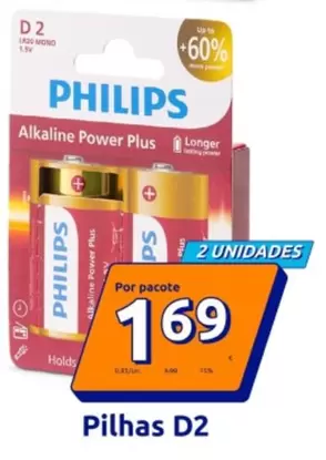 Philips - Pilhas D2