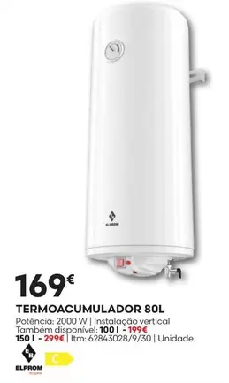 Termoaccumulador 80l