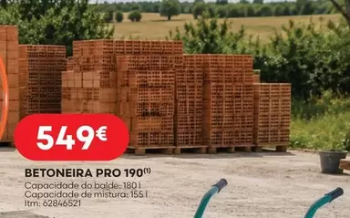 Betoneira Pro 190