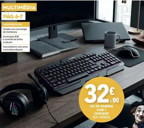 .Com - Kit De Gaming 4 En 1 Coolbox