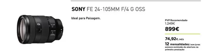 Sony - Fe 24-105mm F/4 G Oss