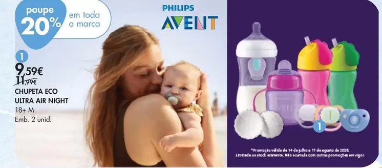 Philips - Chupeta Eco Ultra Air Night