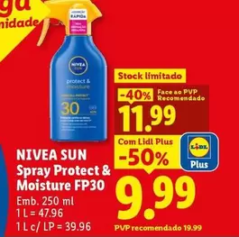 Nivea - Sun Spray Protect & Moisture FP30