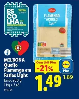 Milbona - Queijo Flamengo Em Fatias Light