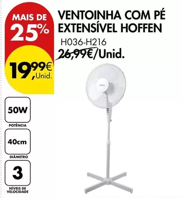 .Com - Ventoinha Com Pe Extensivel Hoffen