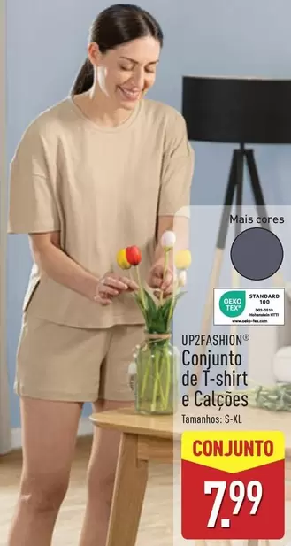 up2fashion - Conjunto De T-shirt E Calcoes