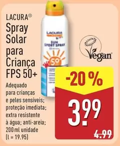 Lacura - Spray Solar Para Crianca FPS 50+