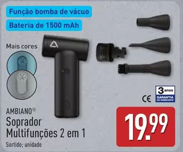 Soprador Multifunções 2 Em 1