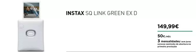 Instax - Sq Link Green Ex D