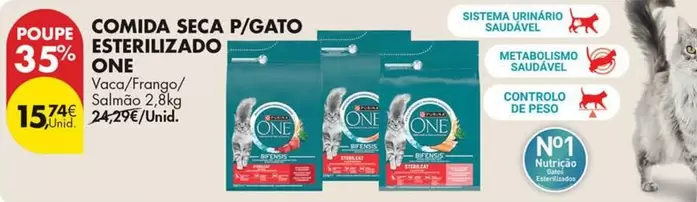 ONE - Comida Seca P/Gato