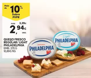 Philadelphia - Queijo Fresco Regular/Light