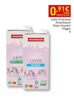 Amanhecer - Leite S/lactose