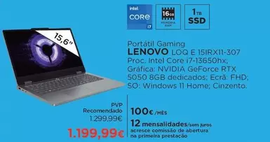 Lenovo - Portatil Gaming