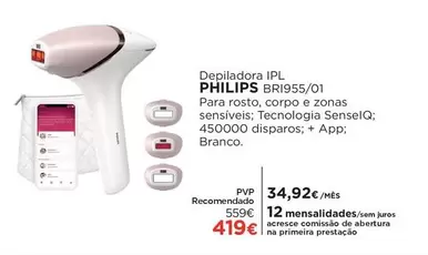 Philips - Depiladora Ipl Br1955/01