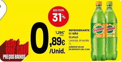 Sumol - Refrigerante C/Gas Laranja