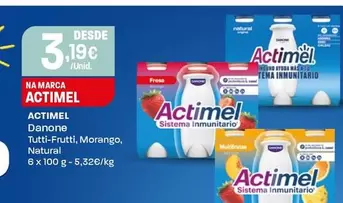 Danone - Actimel Tutti-Frutti