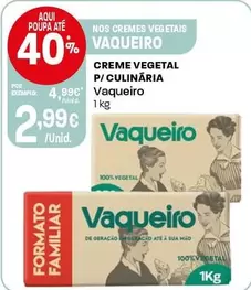 Vaqueiro - Creme Vegetal P/Culinaria