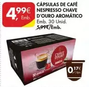 Nespresso - Cápsulas De Café Chave D'Ouro Aromático