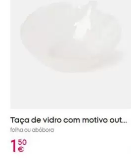 .Com - Taça de vidro com motivo out