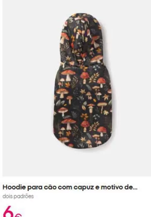 .Com - Hoodie Para Cao Com Capuz E Motivo