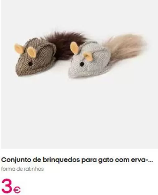 .Com - Conjunto De Brinquedos Para Gato Com Erva