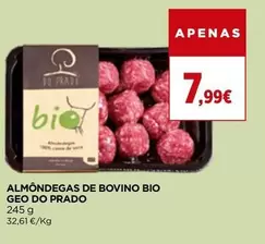 Geo Do Prado - Almondegas De Bovino Bio