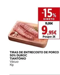 Tiantónio - Tiras De Entrecosto De Porco 50% Duroc