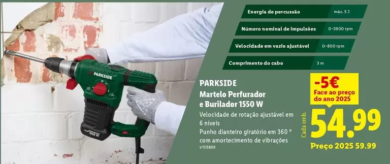 parkside - Marte De Peturador E Buildar