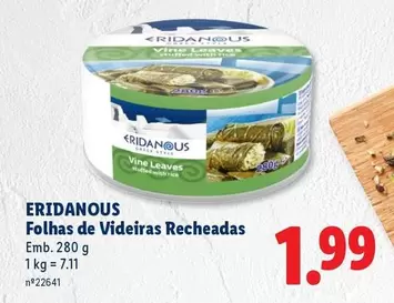 Eridanous - Folhas De Videiras Recheadas