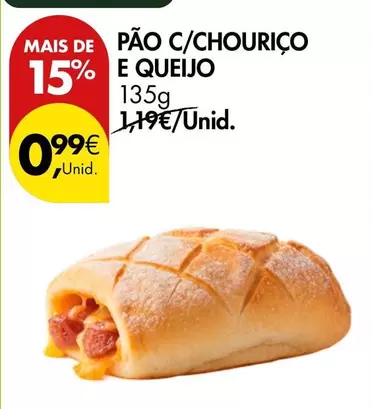Pão C/chourico E Queijo