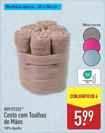€CO+ - Cesto com toalhas de maos