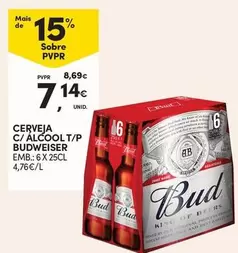 Budweiser - Cerveja C/ Alcool T/p