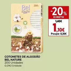 Bel Nature - Cotonetes De Algodao