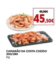 Camarão Da Costa Cozido 