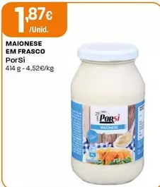 Porsi - Maionese Em Frasco