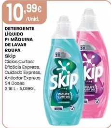 Skip - Detergente Líquido P/Maquina De Lavar Roupa