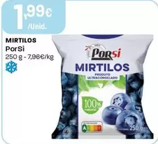 Porsi - Mirtilos