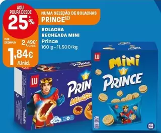 Prince - Bolacha Recheada Mini