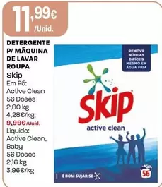 Skip - Detergente P/Maquina De Lavar Roupa