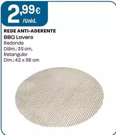 BBQ Lovers - Rede Anti-Aderente